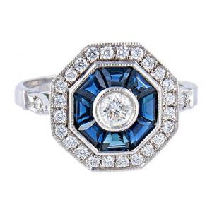 Diamond Sapphire Ring