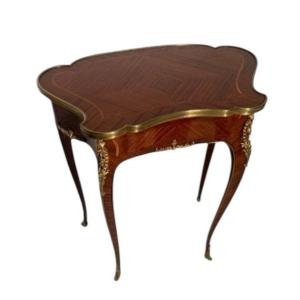 Louis XV Style Inlaid Living Room Table