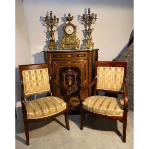 Pair Of Restoration Period Armchairs 