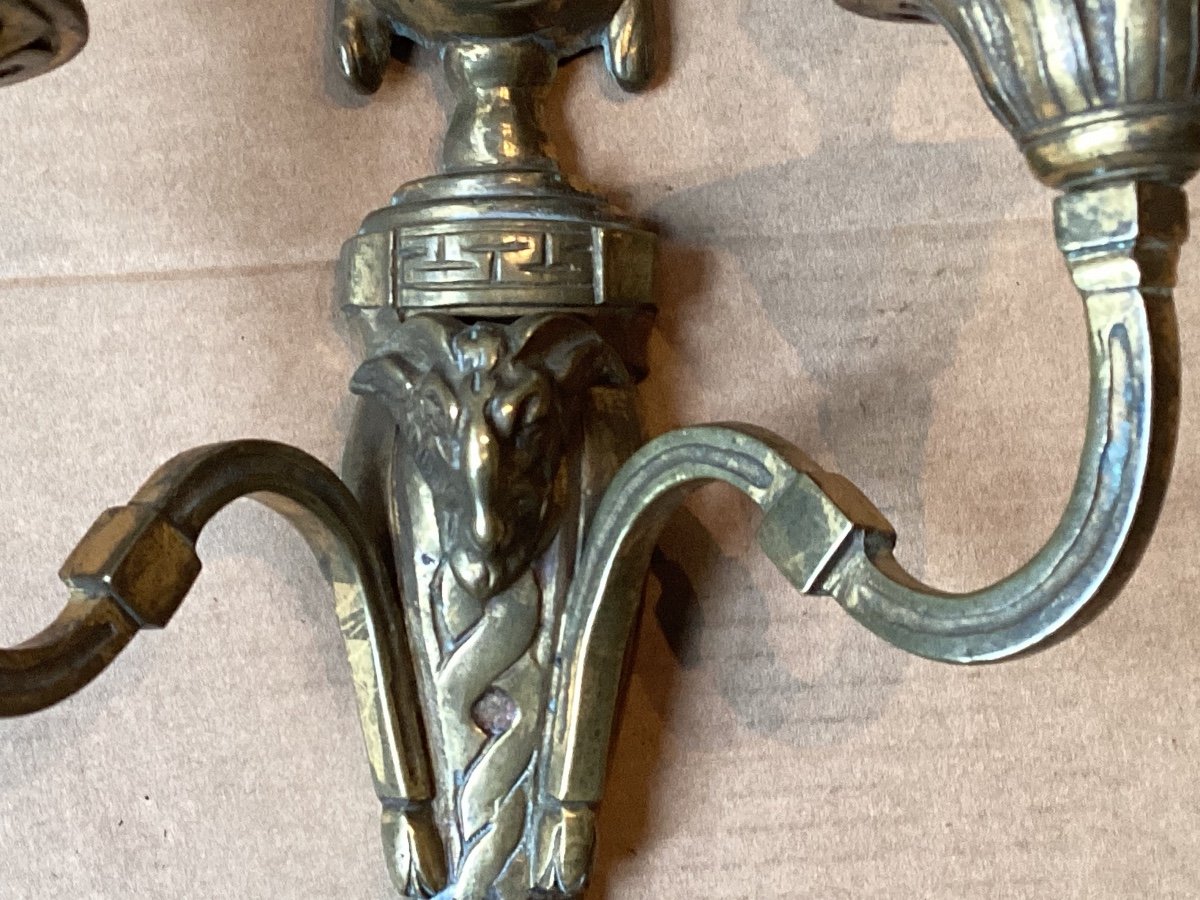 Pair Of Louis XVI Sconces-photo-1