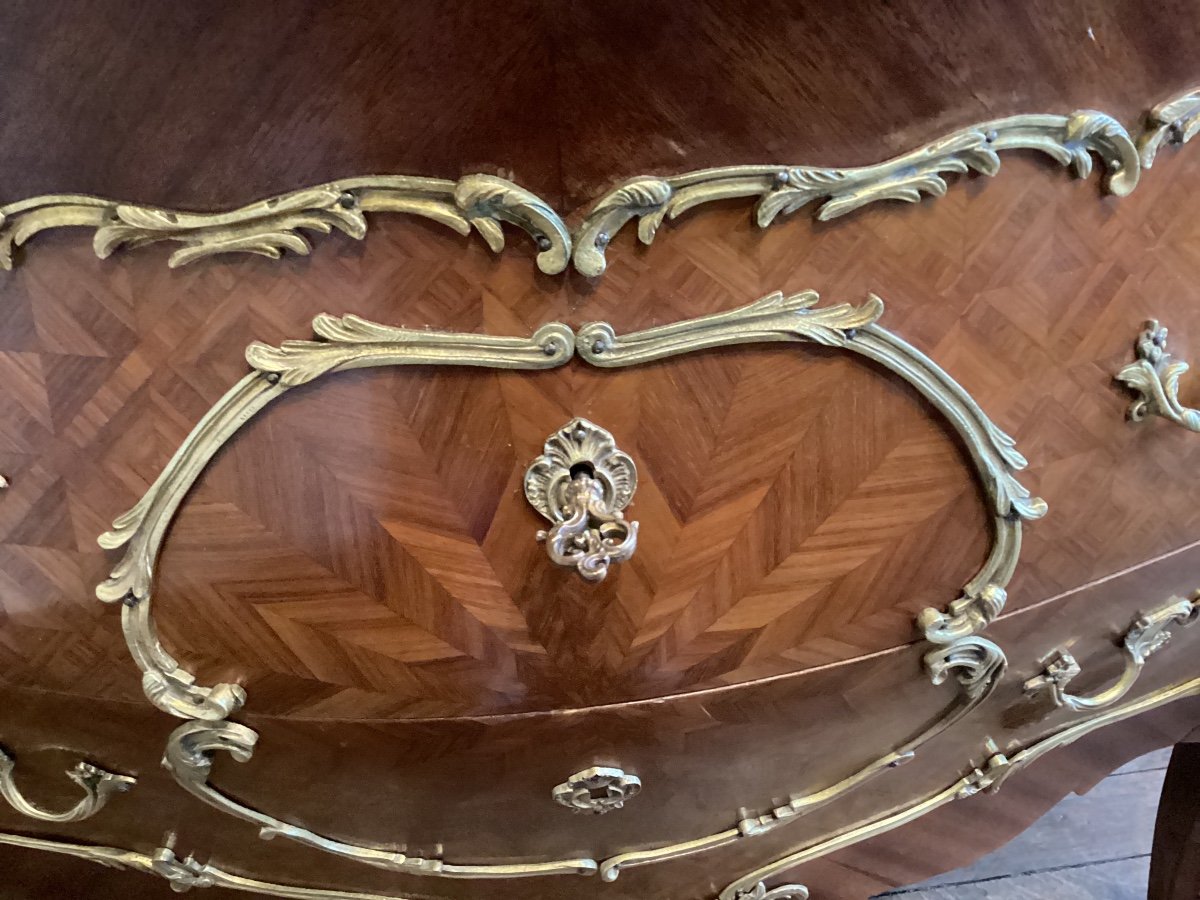 Commode Galbée Louis XV -photo-2