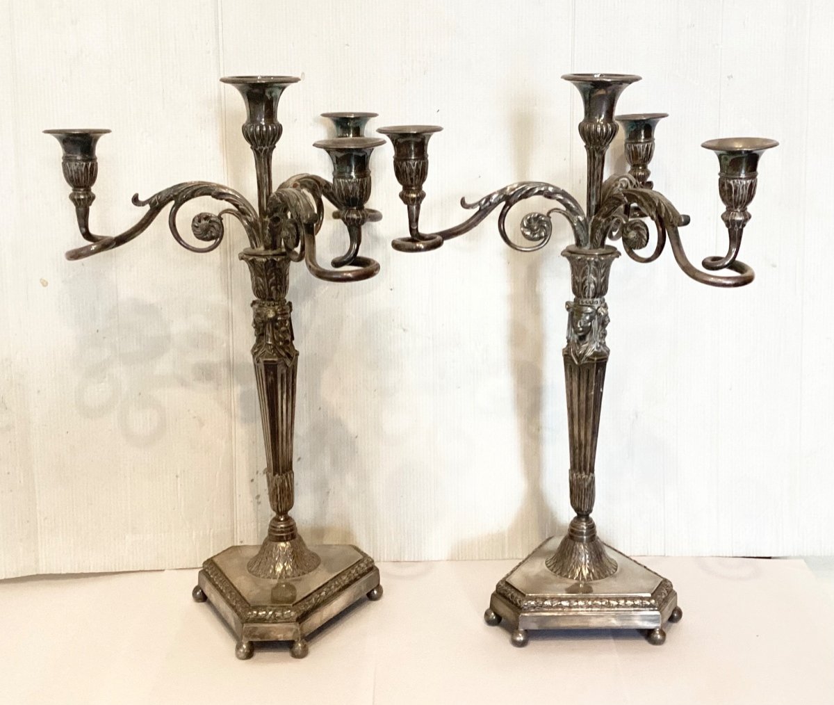 Pair Of Second Empire Candelabra-photo-2