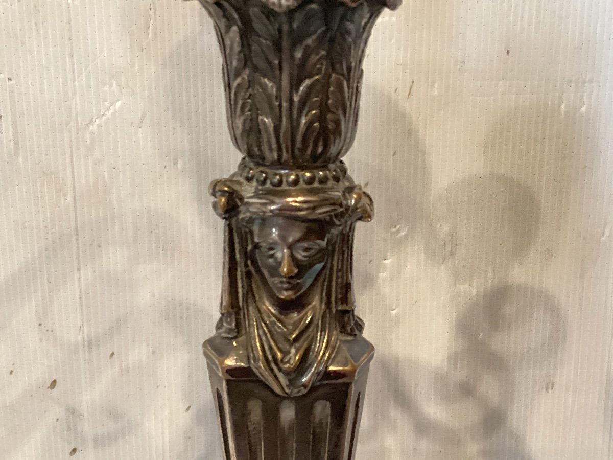 Pair Of Second Empire Candelabra-photo-2