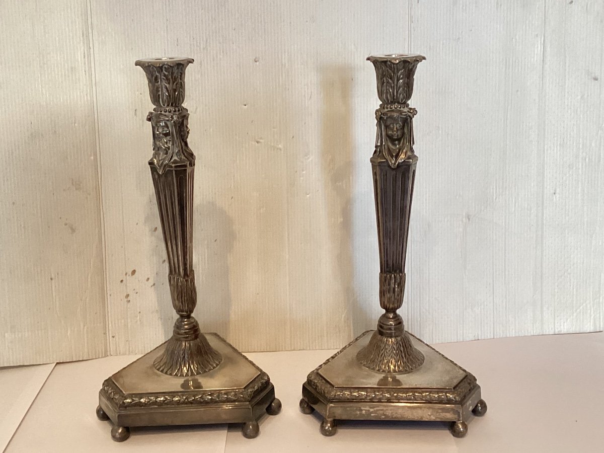 Pair Of Second Empire Candelabra-photo-4