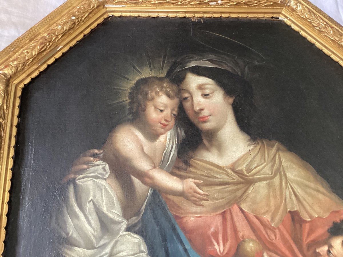 « mignard » Attr.à , Peinture 17ème -photo-1