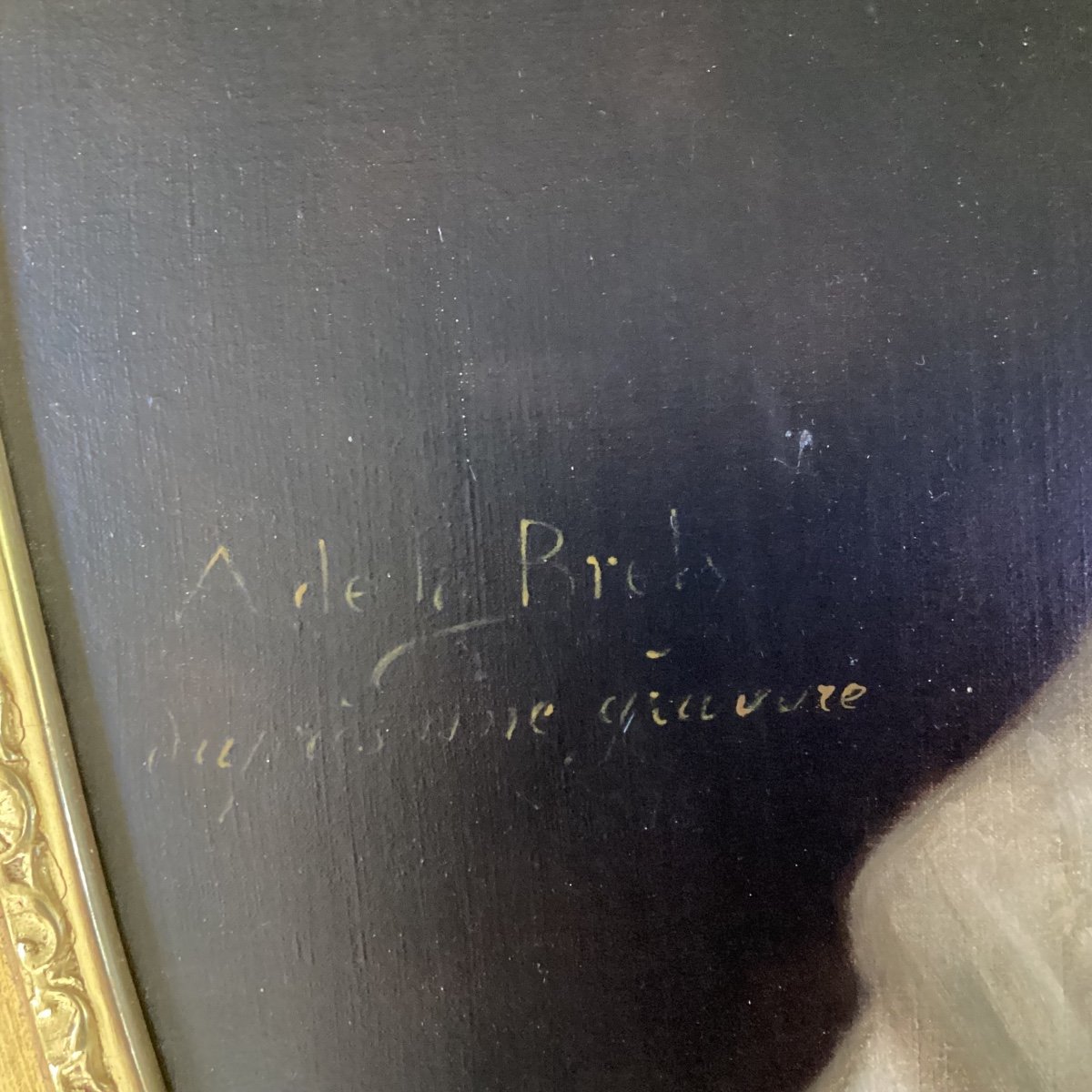 Auguste De La Brely Peinture Signée -photo-6