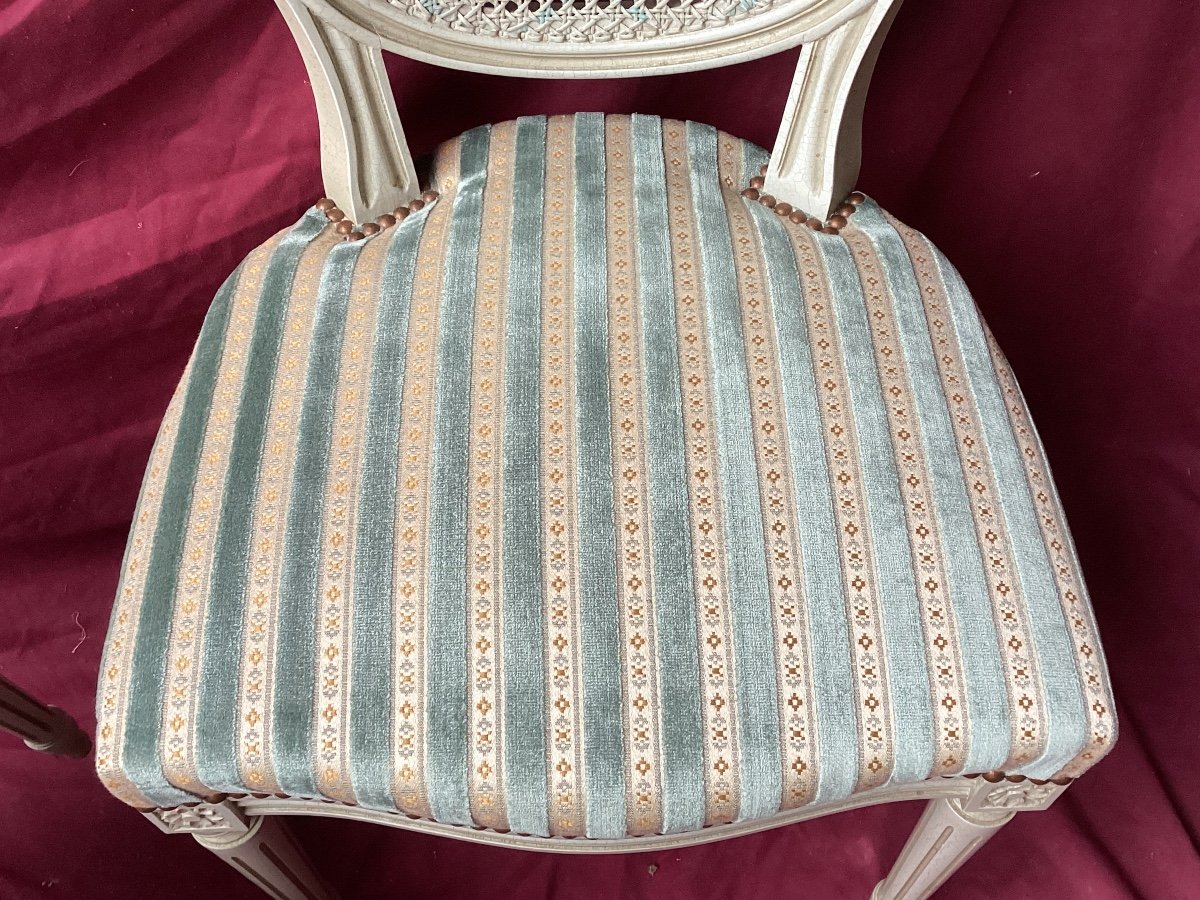 Series Of Six Louis XVI Chairs-photo-4