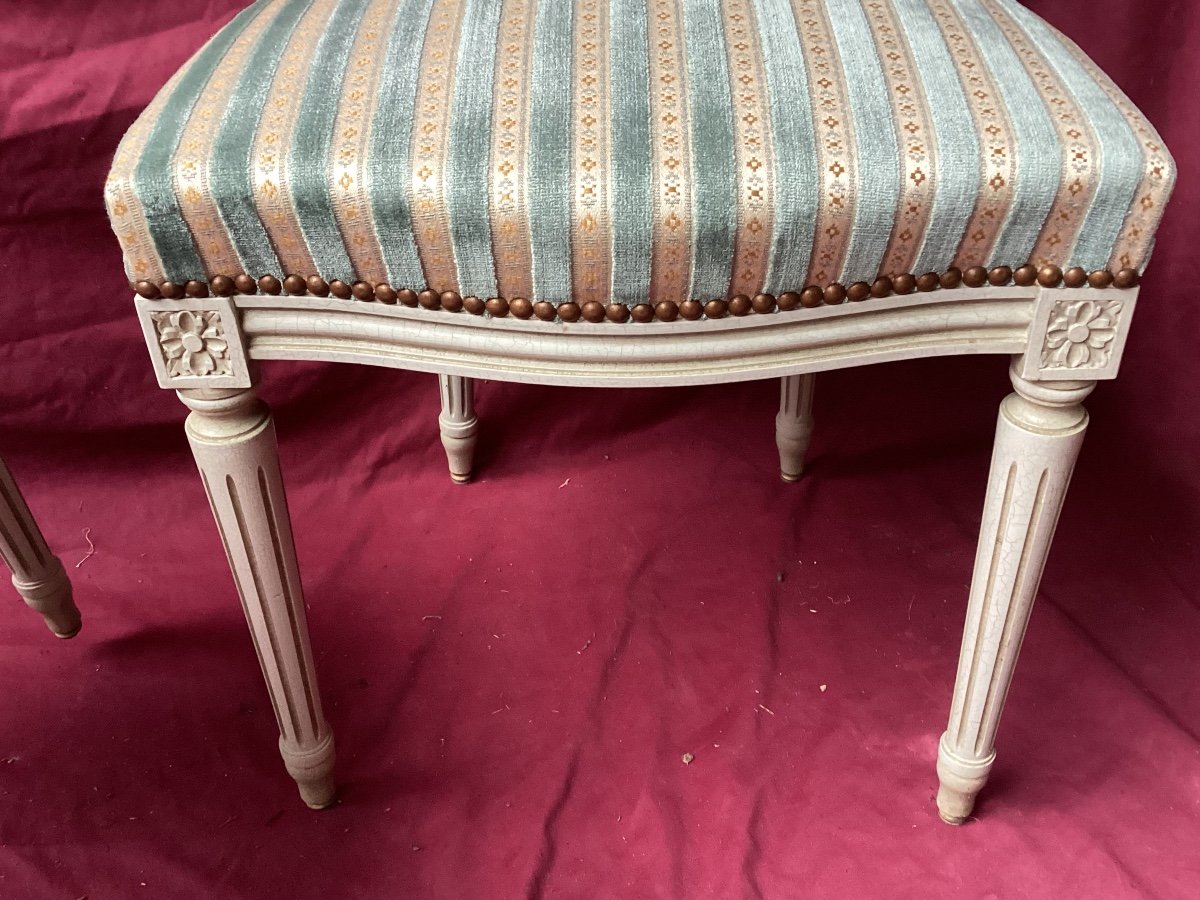 Series Of Six Louis XVI Chairs-photo-3