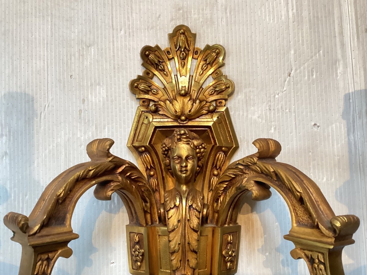 Louis XIV Bronze Sconces-photo-1