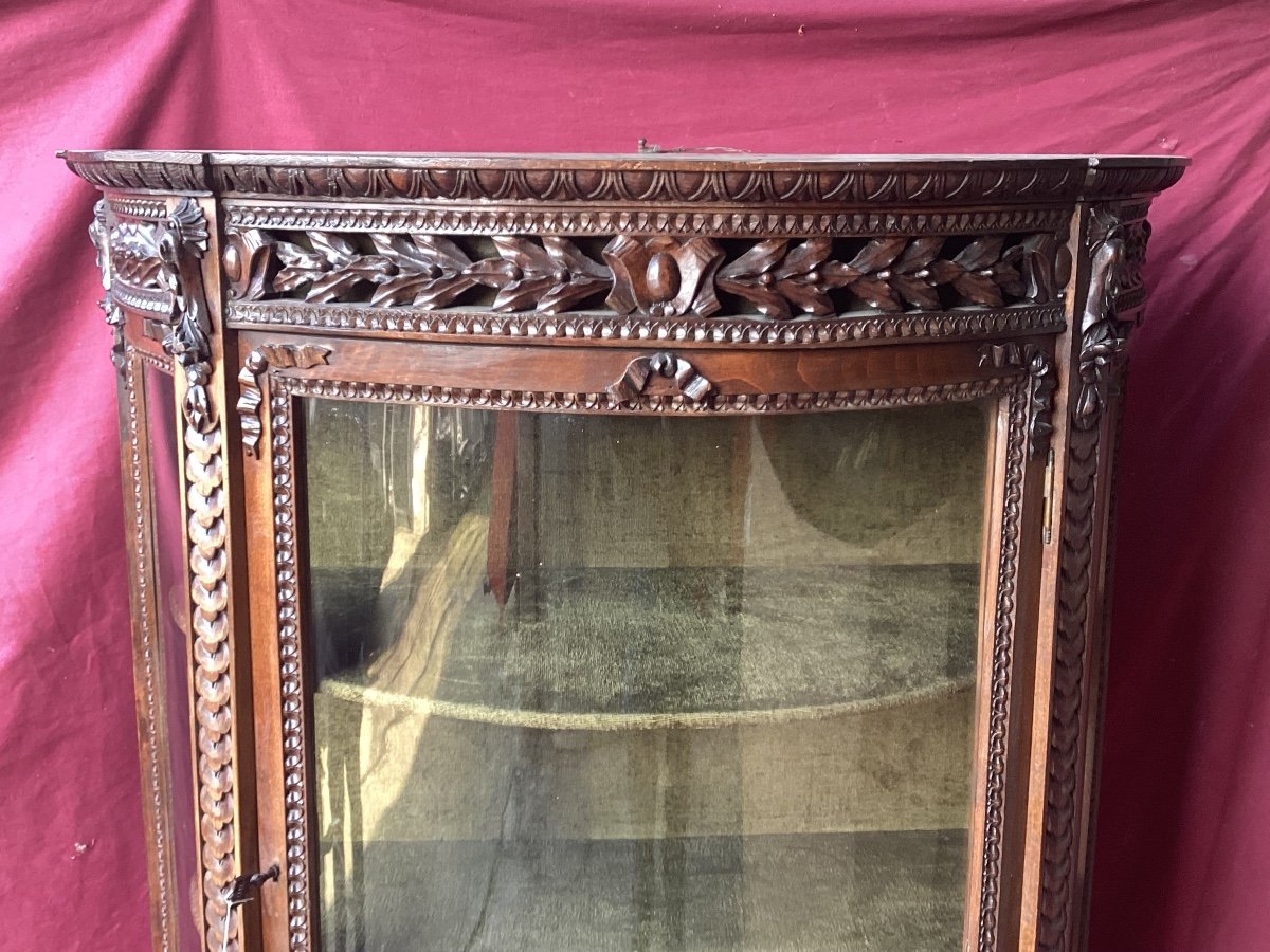 Louis XVI Curved Showcase -photo-2