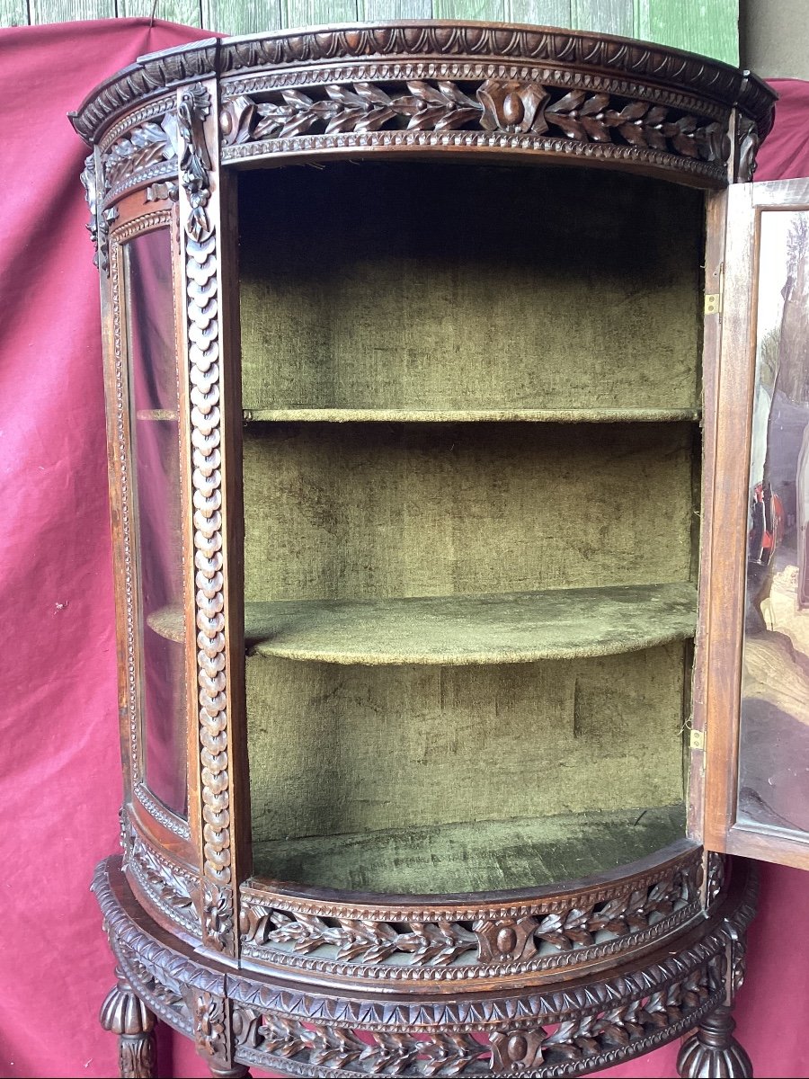 Louis XVI Curved Showcase -photo-5