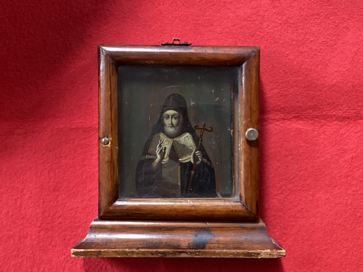 18th Century Painting Of A Priest-photo-2