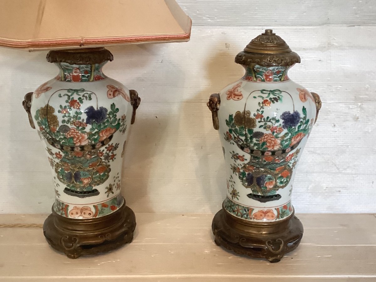 Paire De Vases Chine 19ème -photo-7