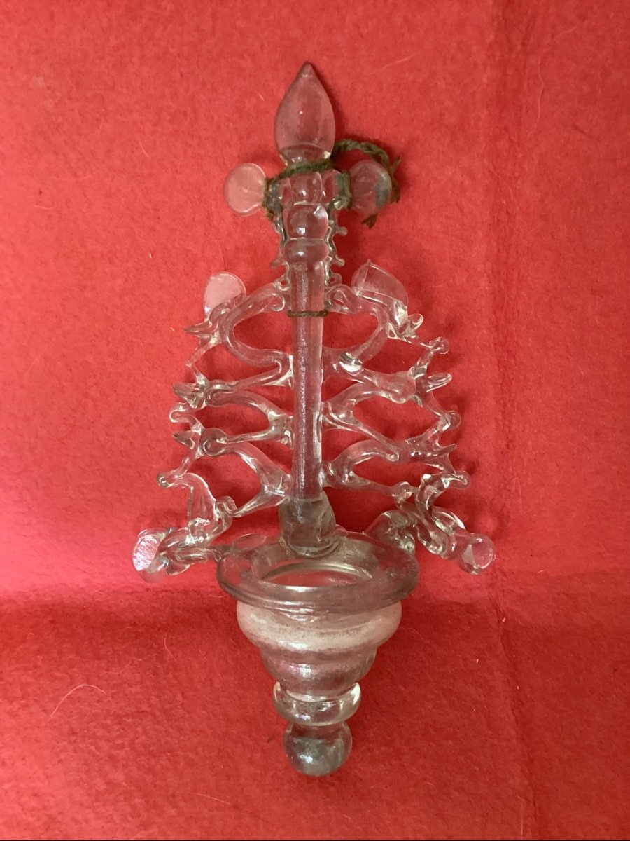 18th Century Glass Stoup