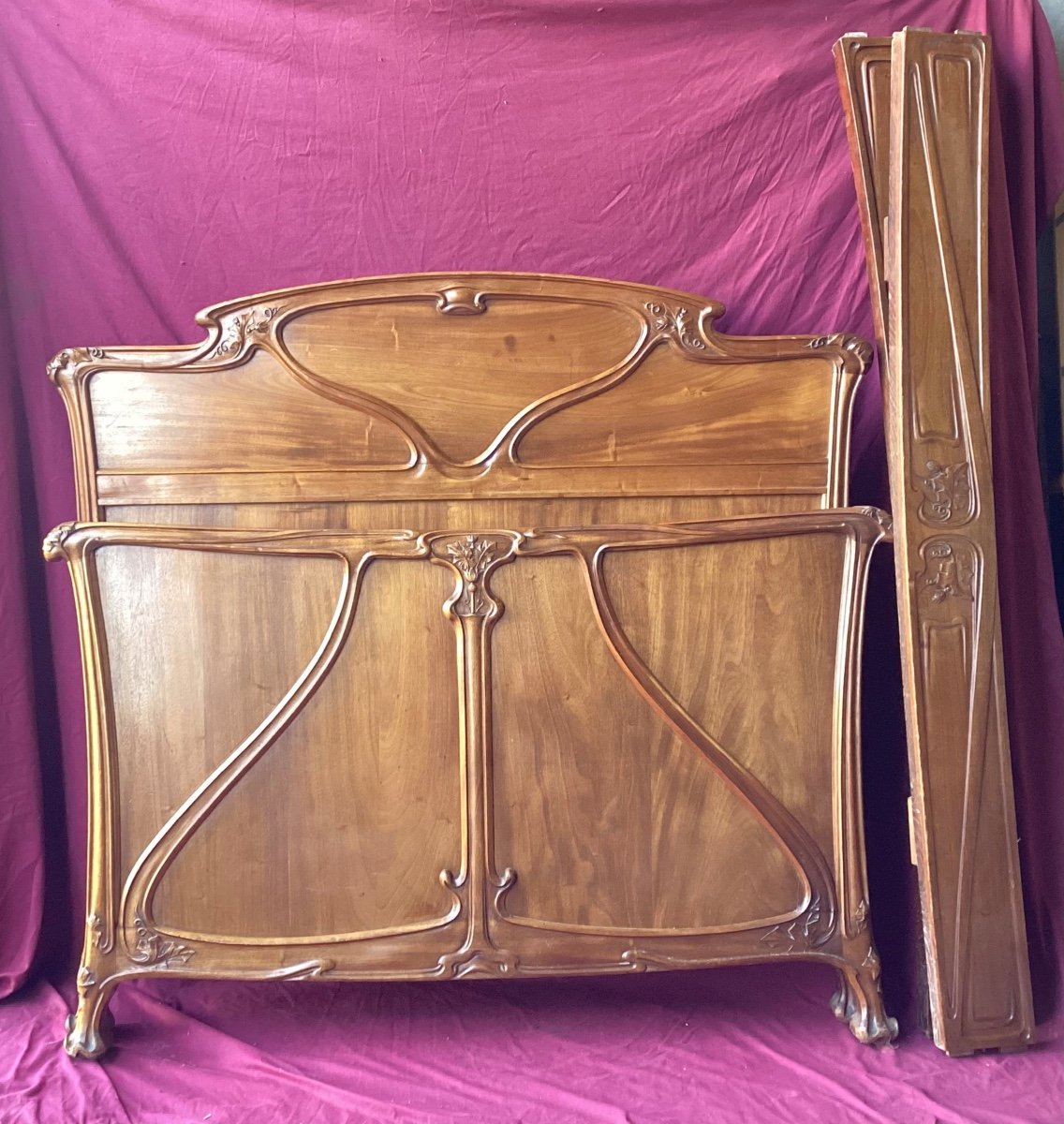 Art Nouveau Double Bed 