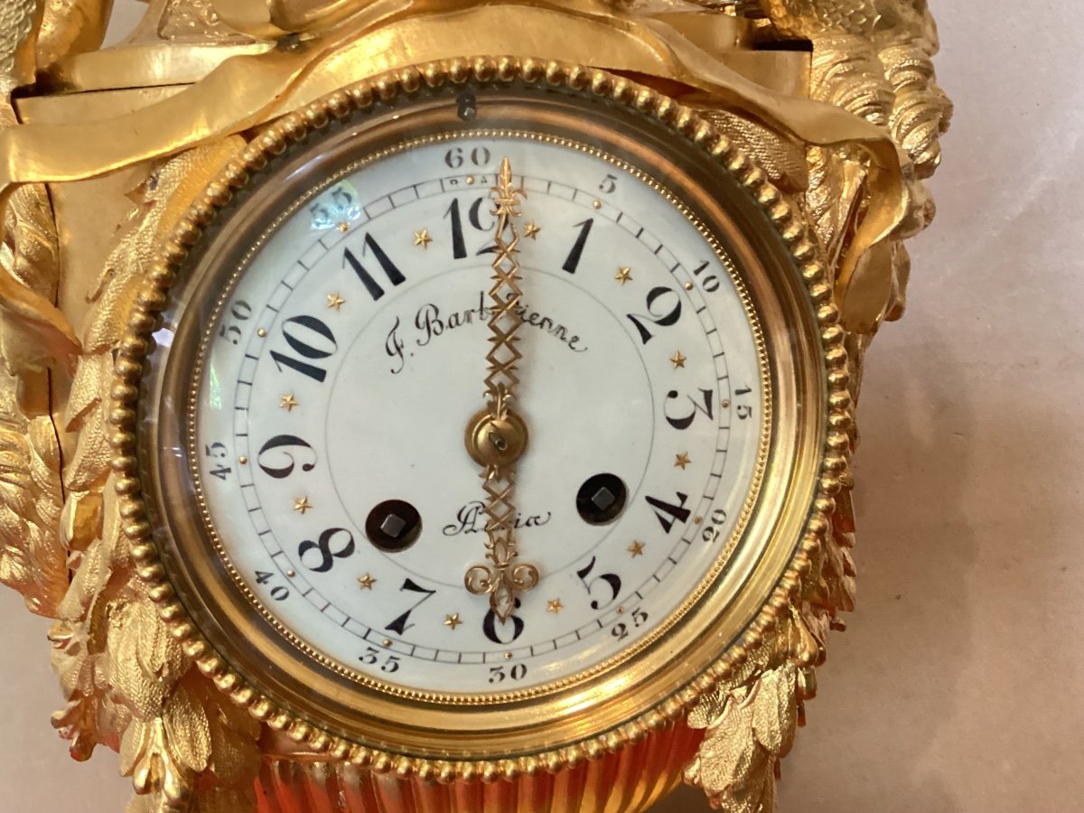 19th Century Golden Clock -photo-3