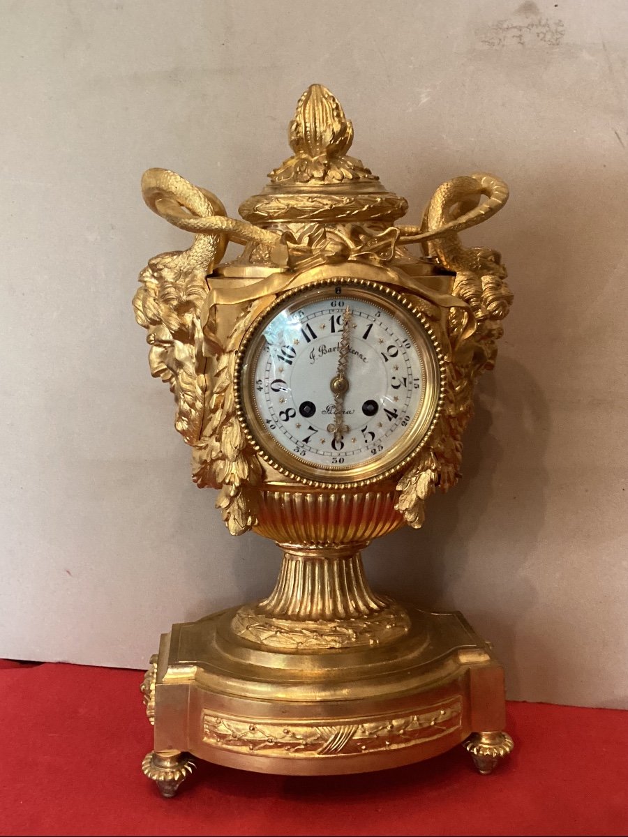 19th Century Golden Clock 