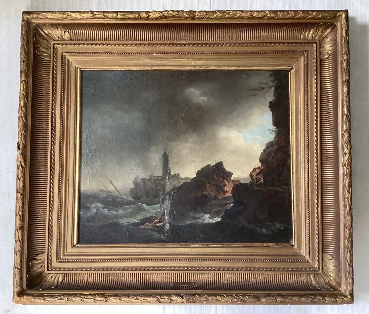 Vernet Attribué à, Huile Sur Toile 