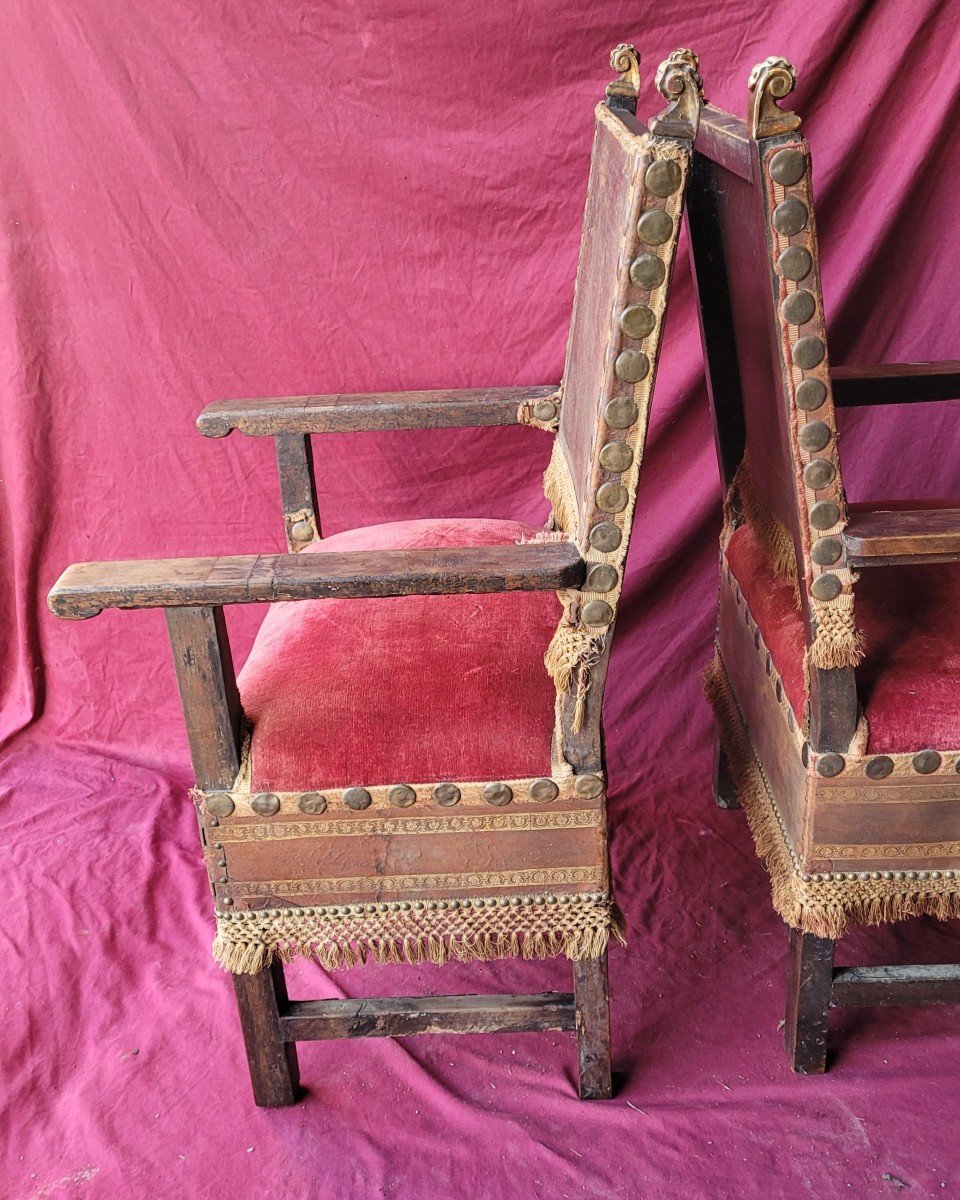 Paire De Fauteuils De Château -photo-3