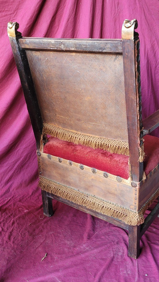 Paire De Fauteuils De Château -photo-4