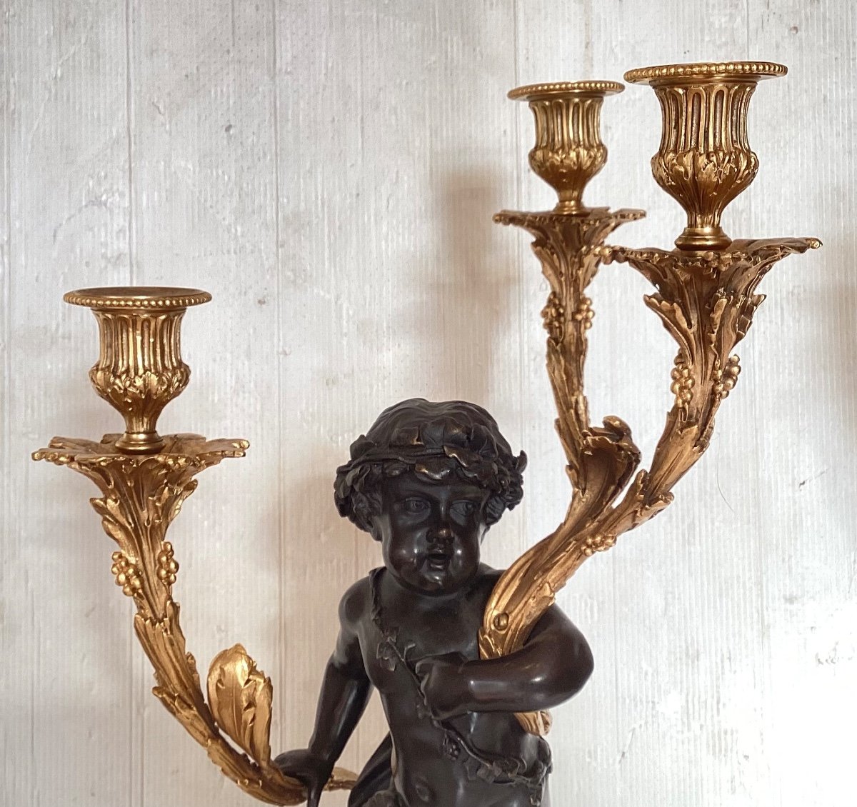 Important Pair Of Louis XVI Candelabra -photo-3