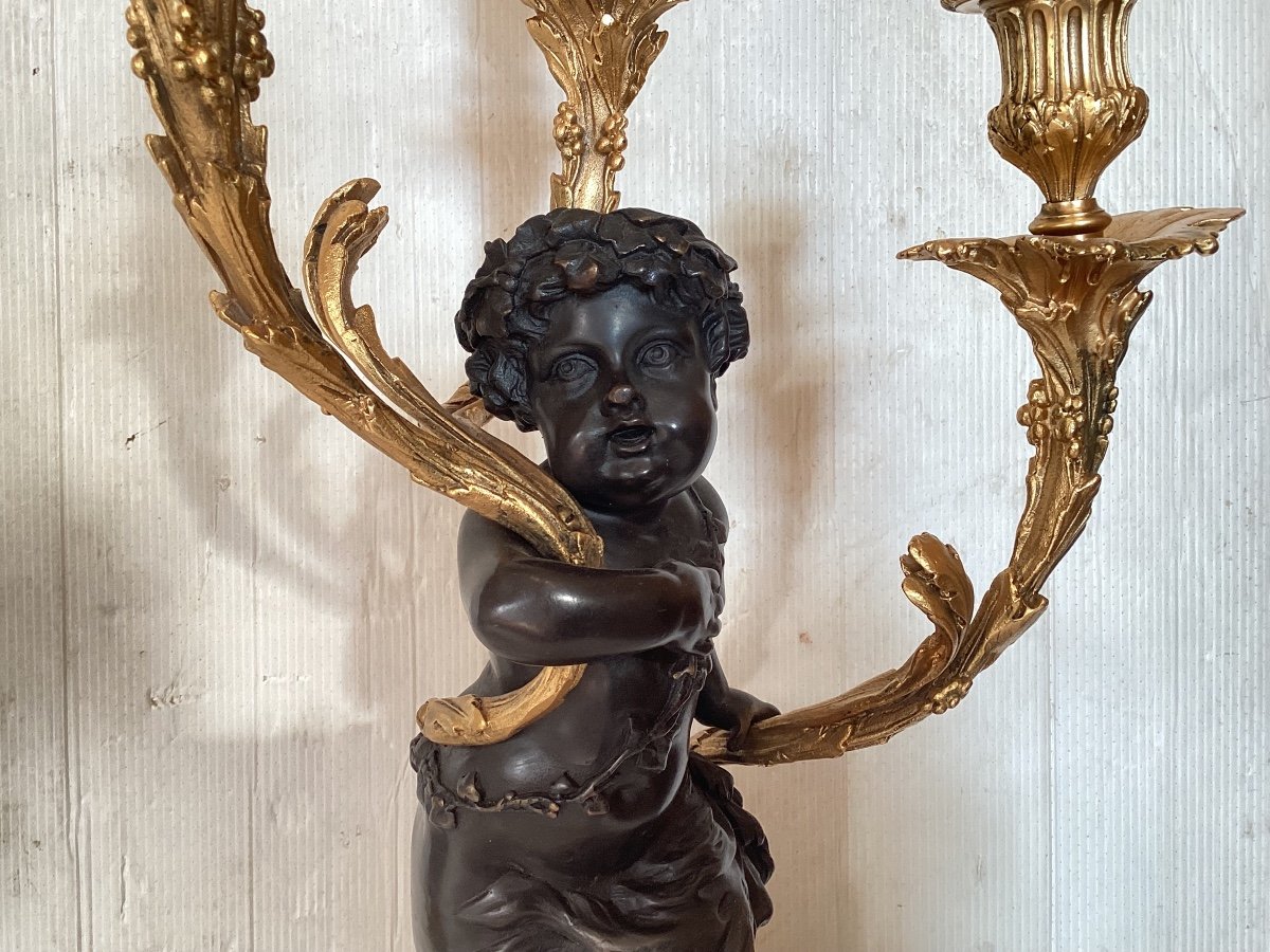 Important Pair Of Louis XVI Candelabra -photo-3