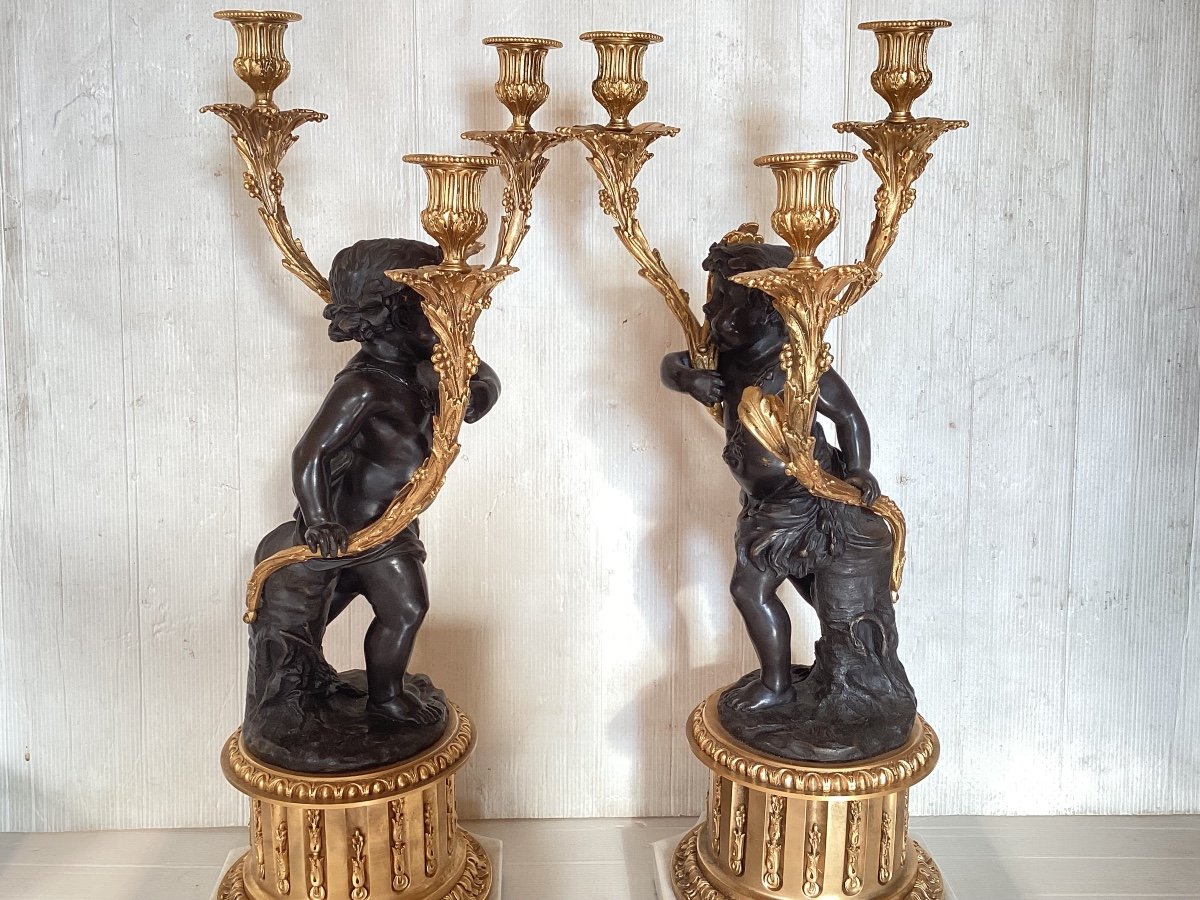 Important Pair Of Louis XVI Candelabra -photo-5