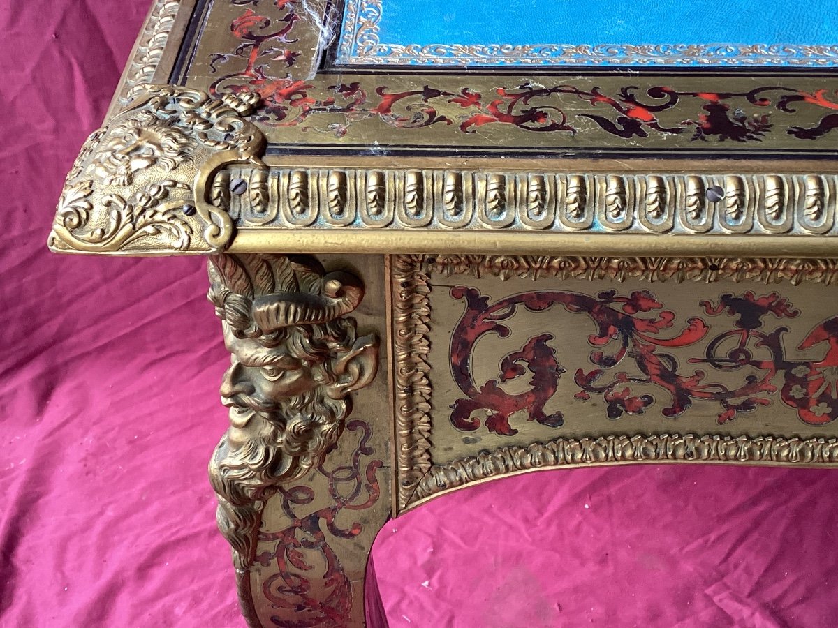 Louis XV Boulle Marquetry Desk -photo-3