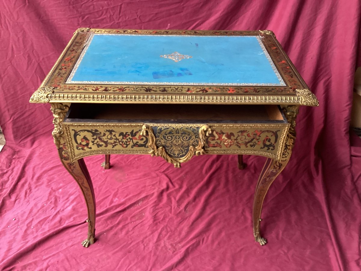 Louis XV Boulle Marquetry Desk -photo-7