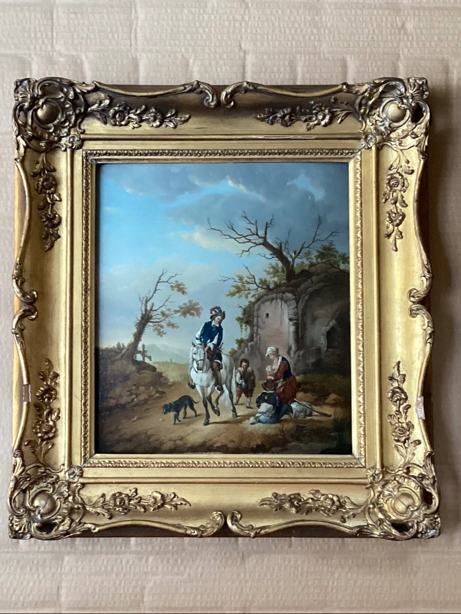 18th Century Panel Painting