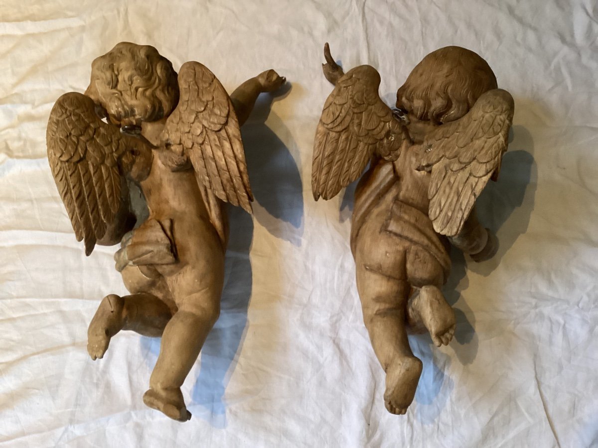 Pair Of 18th Century Angels -photo-7