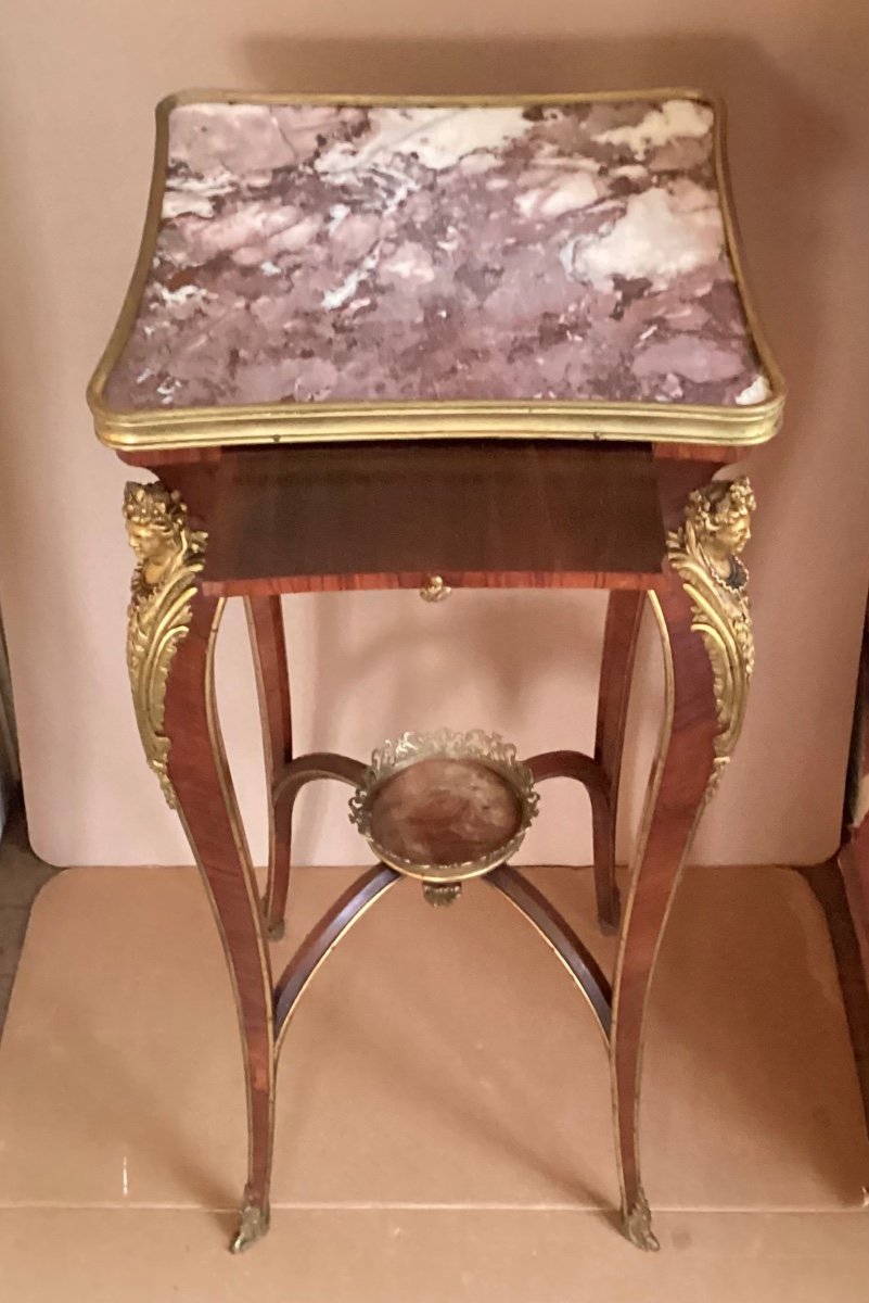 Louis XV Pedestal Table -photo-2