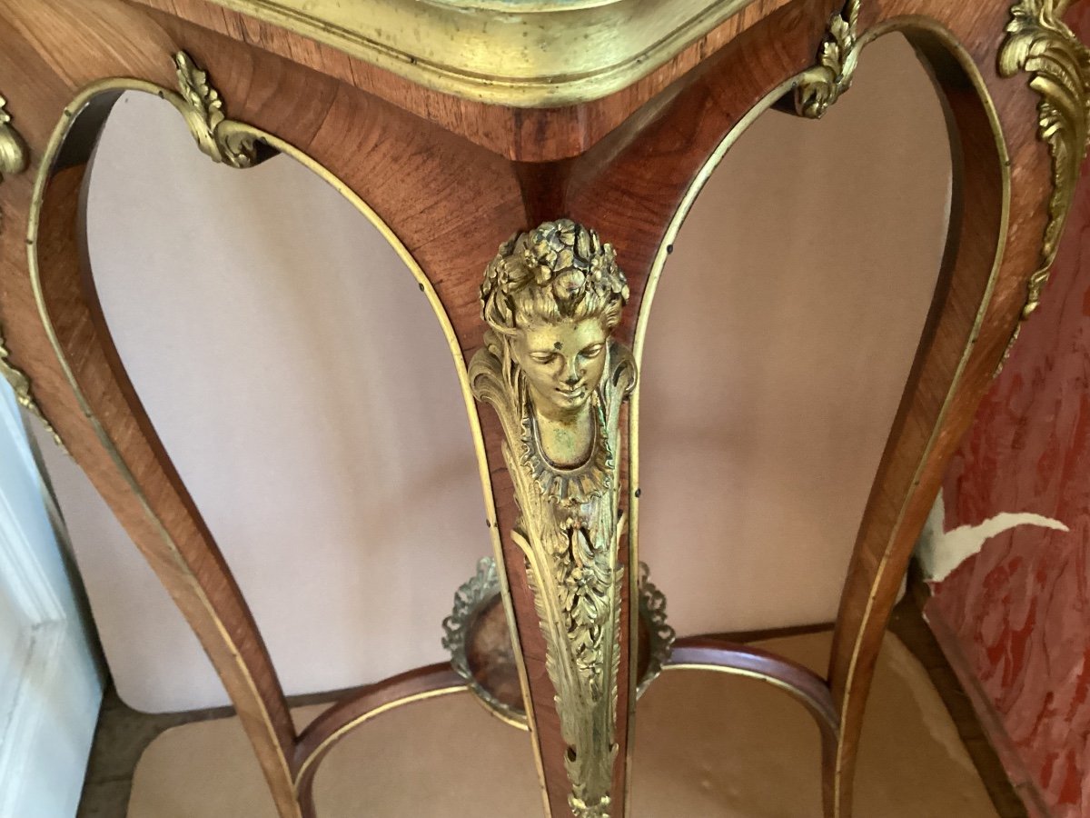 Louis XV Pedestal Table -photo-1