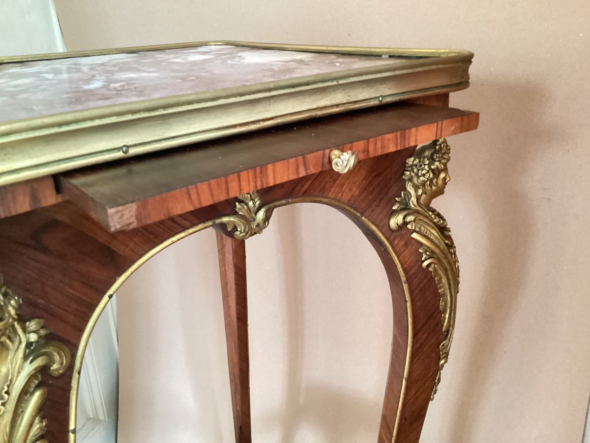 Louis XV Pedestal Table -photo-8