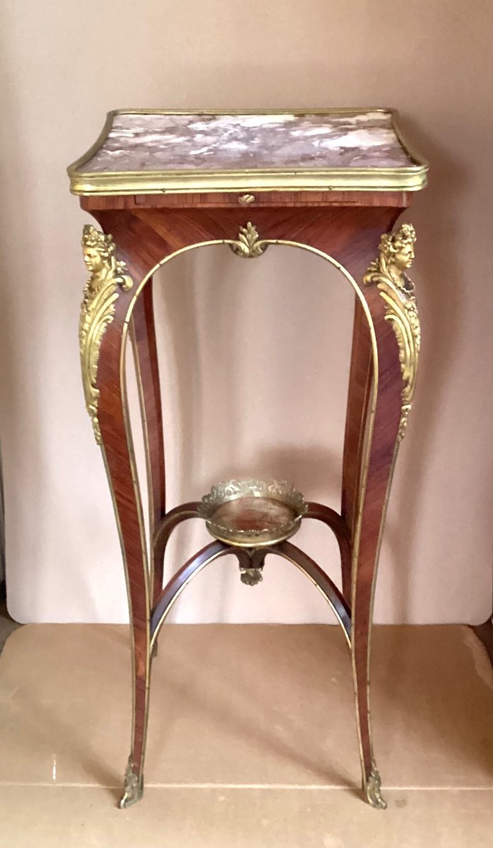 Louis XV Pedestal Table 