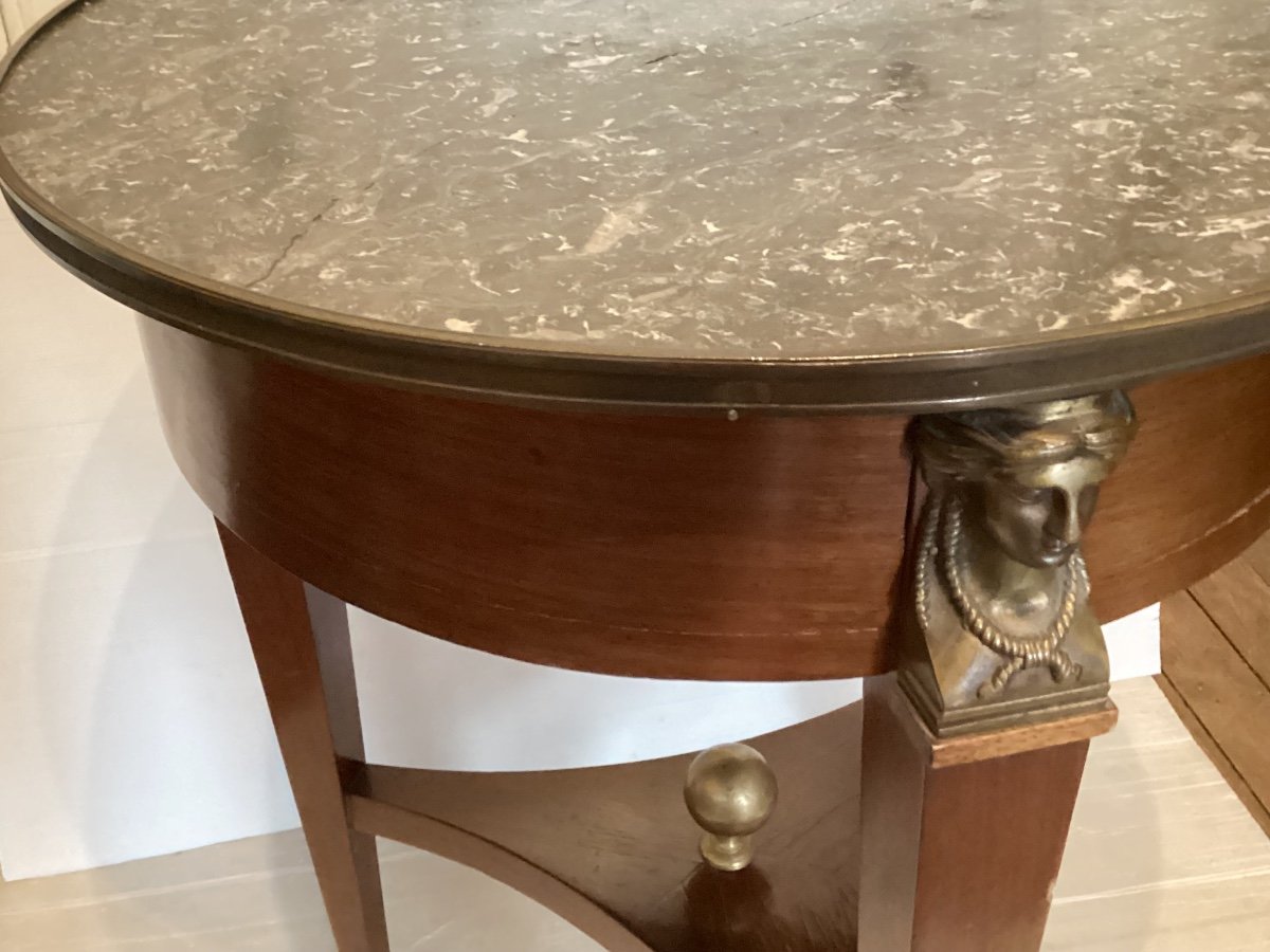 Empire Pedestal Table Return From Egypt-photo-8