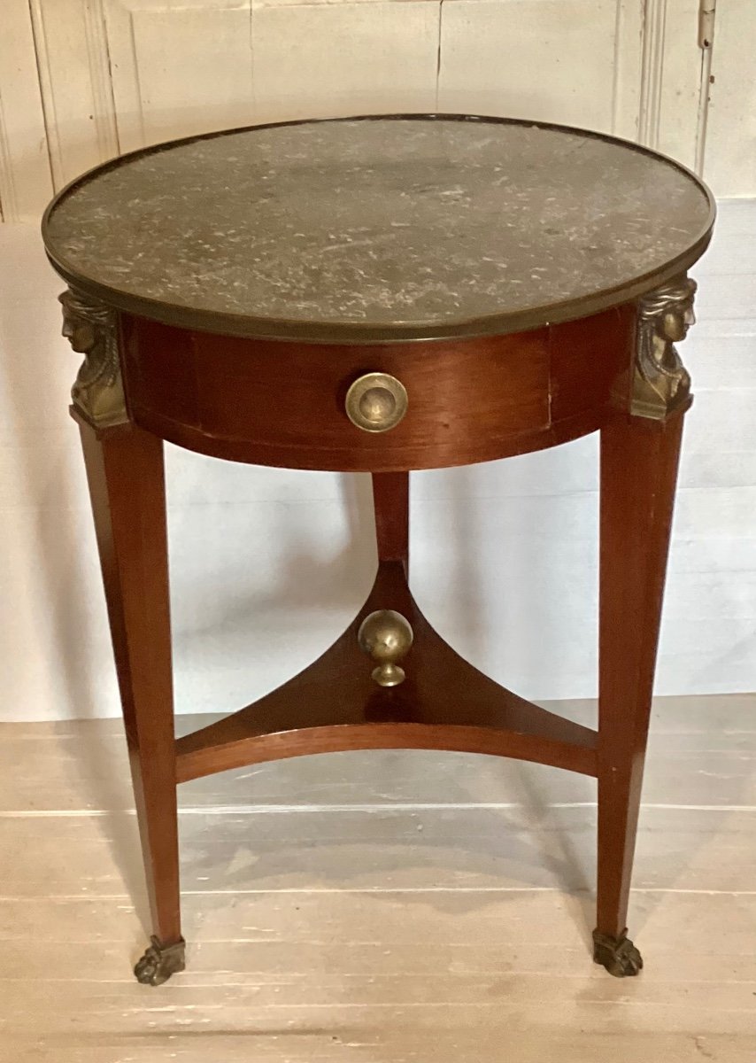 Empire Pedestal Table Return From Egypt