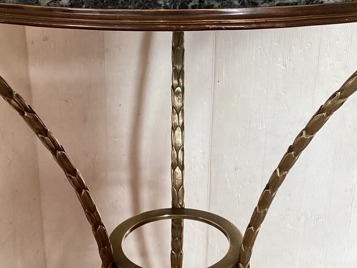 Bronze Pedestal Table, Early 20th Century -photo-3