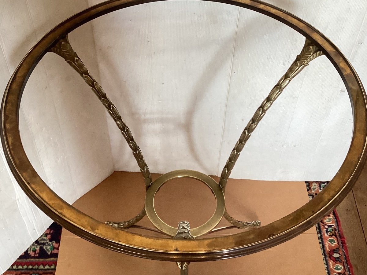 Bronze Pedestal Table, Early 20th Century -photo-4