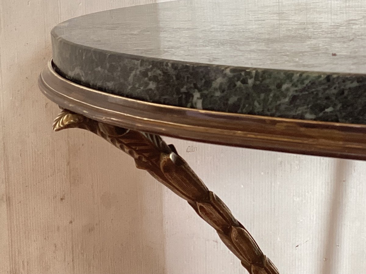 Bronze Pedestal Table, Early 20th Century -photo-5