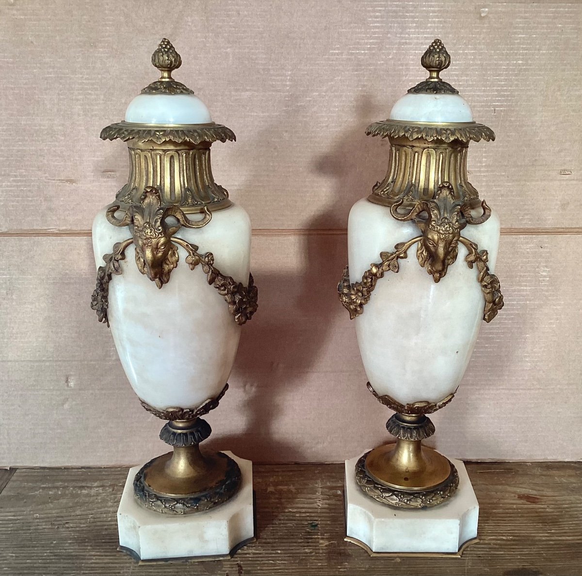 Pair Of Louis XVI Cassolettes -photo-1