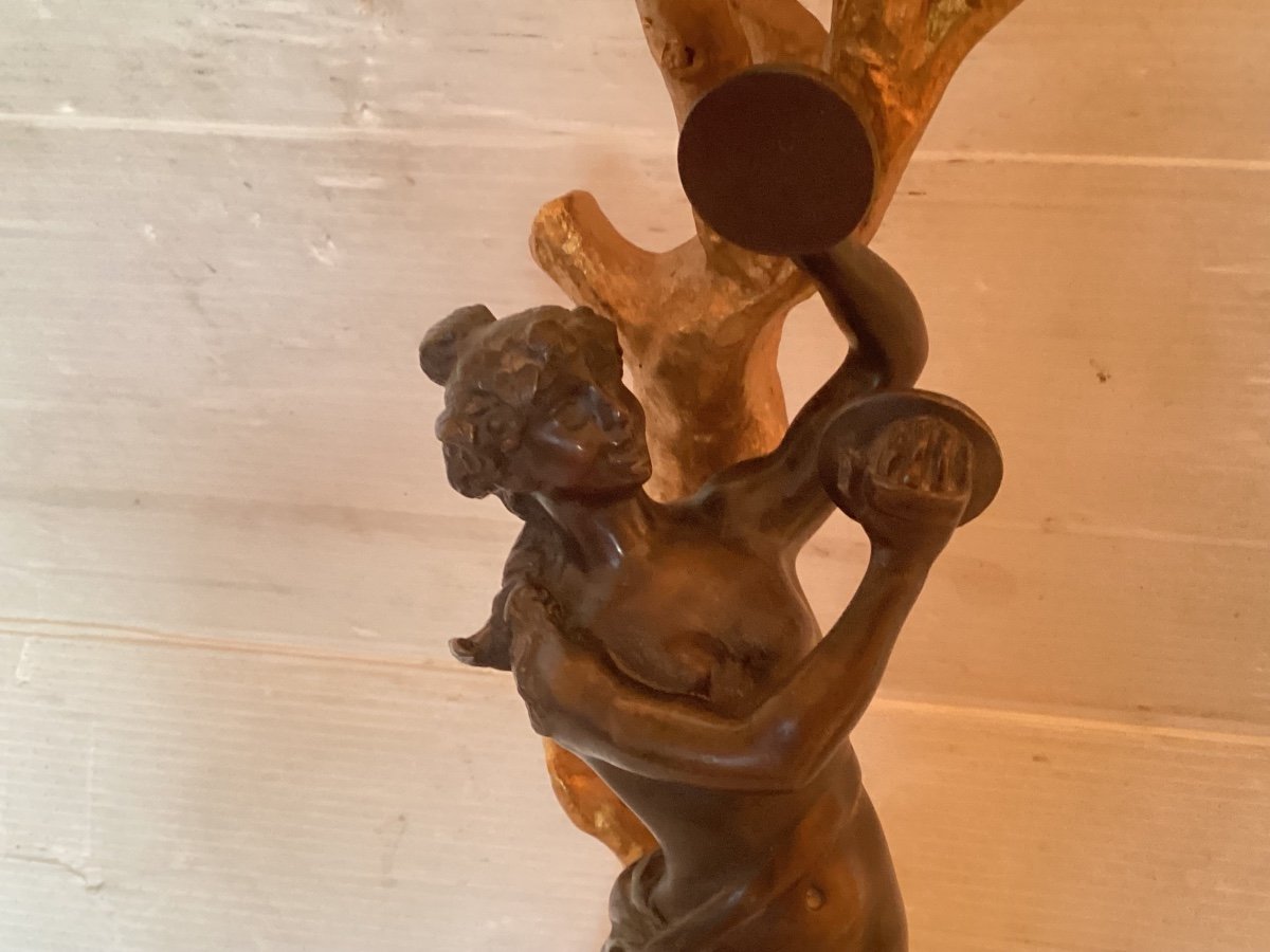 Pair Of Candelabra With Musicians -photo-3