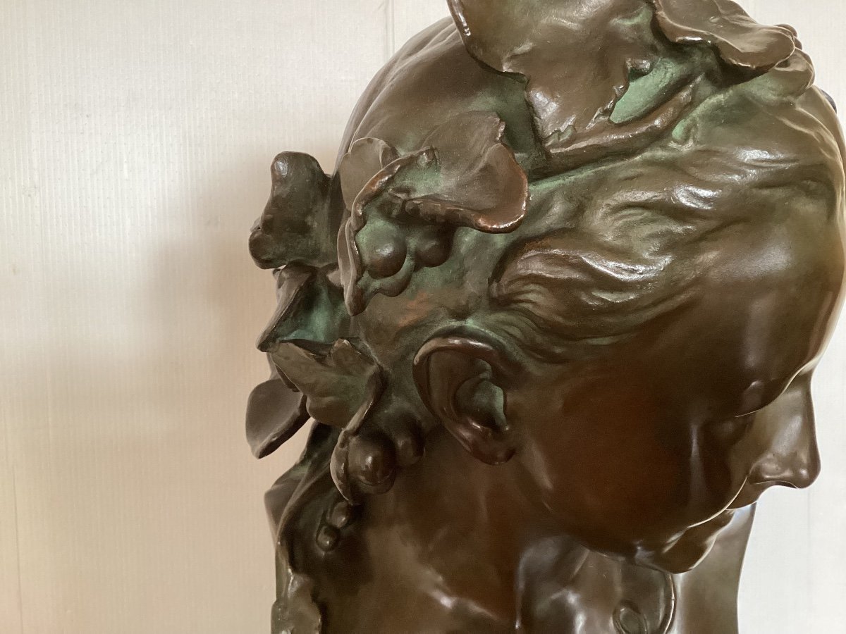 Jean-baptiste Carpeaux Bronze “the Mischievous One”-photo-1