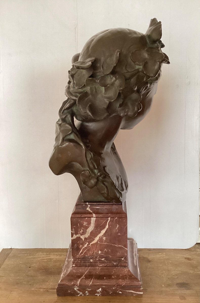 Jean-baptiste Carpeaux Bronze “the Mischievous One”-photo-2