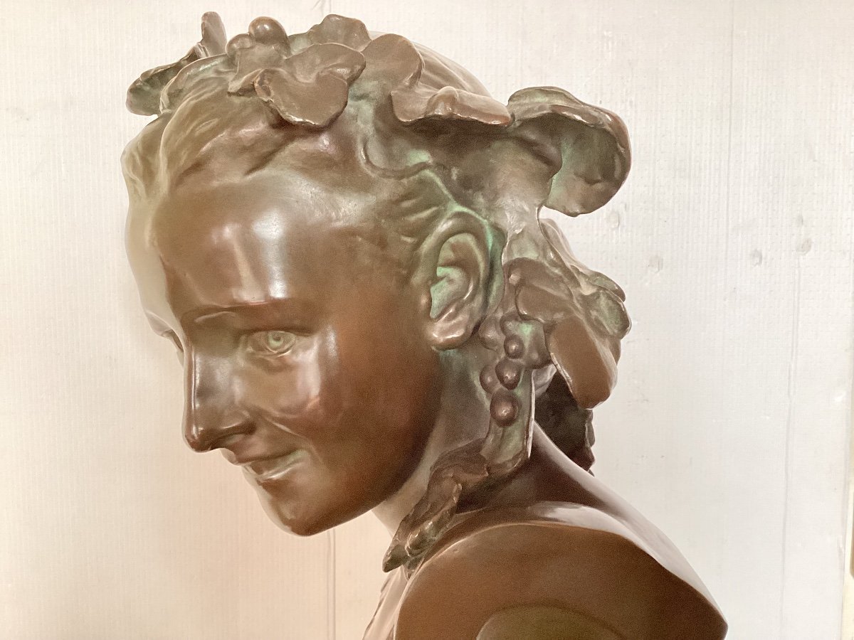 Jean-baptiste Carpeaux Bronze “the Mischievous One”-photo-8