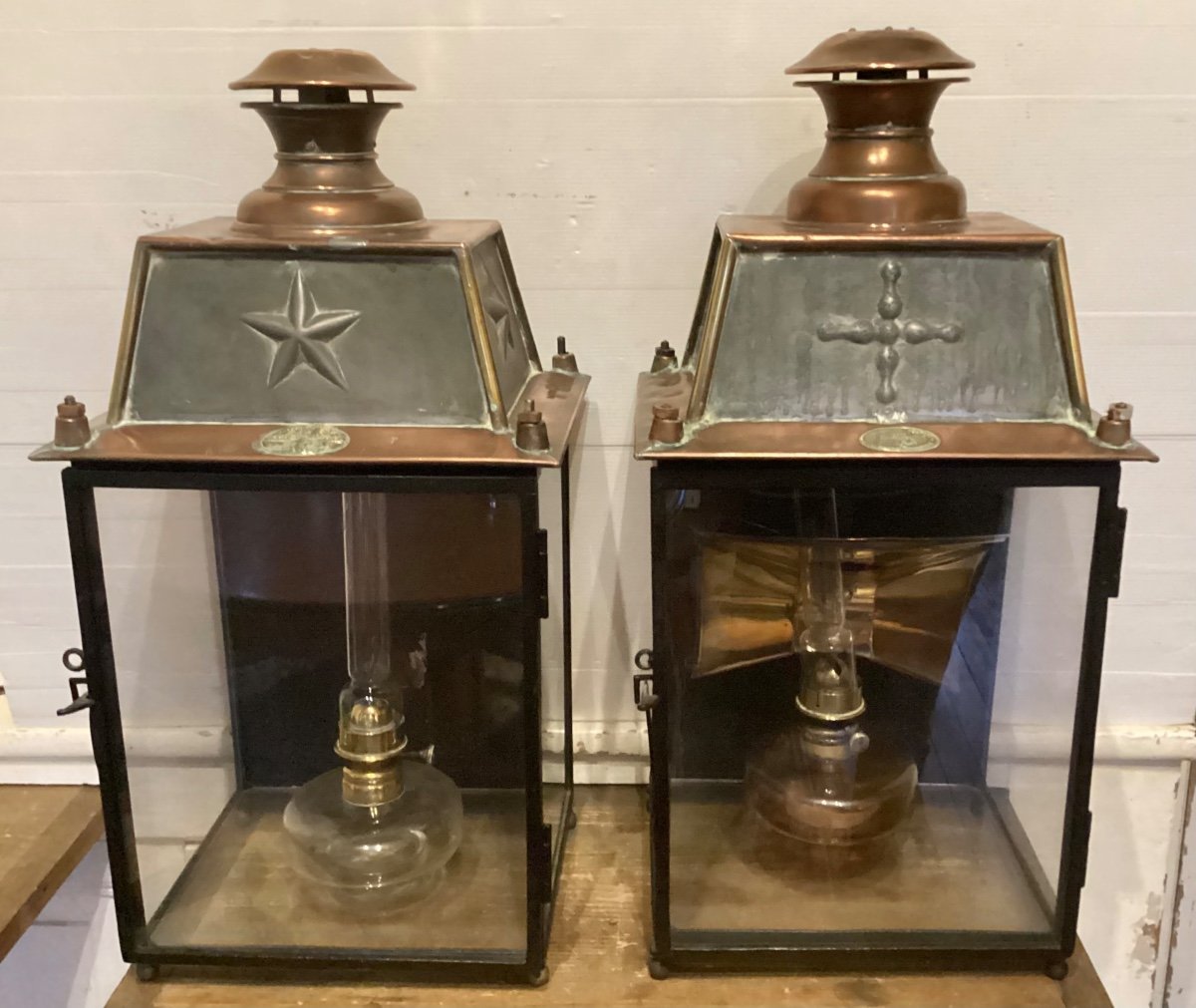 Pair Of 19th Century Wall Lanterns 