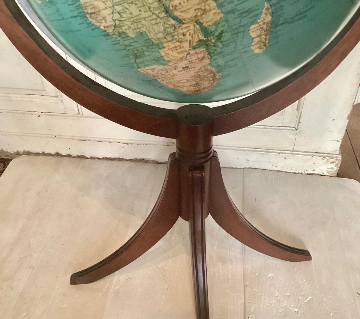 Globe De Parquet Colombus -photo-3