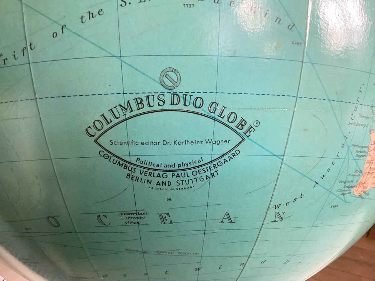 Globe De Parquet Colombus -photo-5