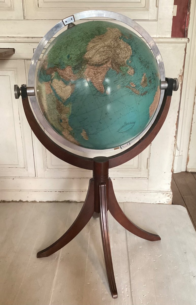 Globe De Parquet Colombus 