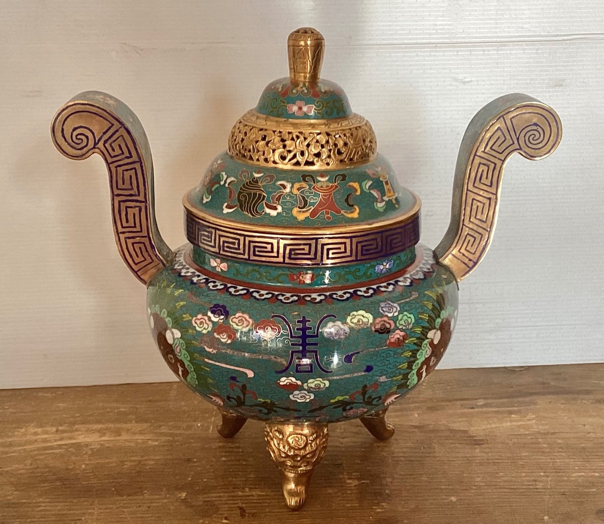 Cloisonné Enamel Perfume Burner-photo-3